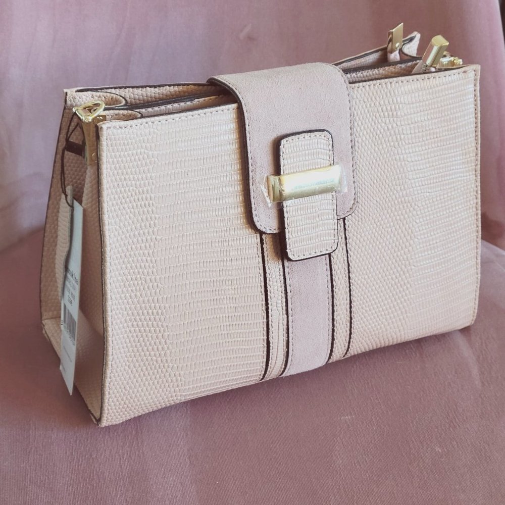 MANOUKIAN Structured Satchel Handbag